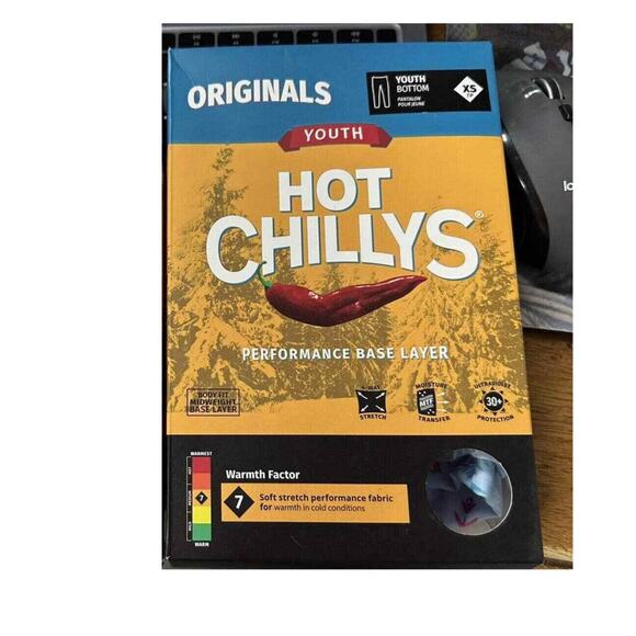 Hot Chillys Youth MTF Originals Snowflake Print Pants Youth XS 4-6 - Picture 1 of 3